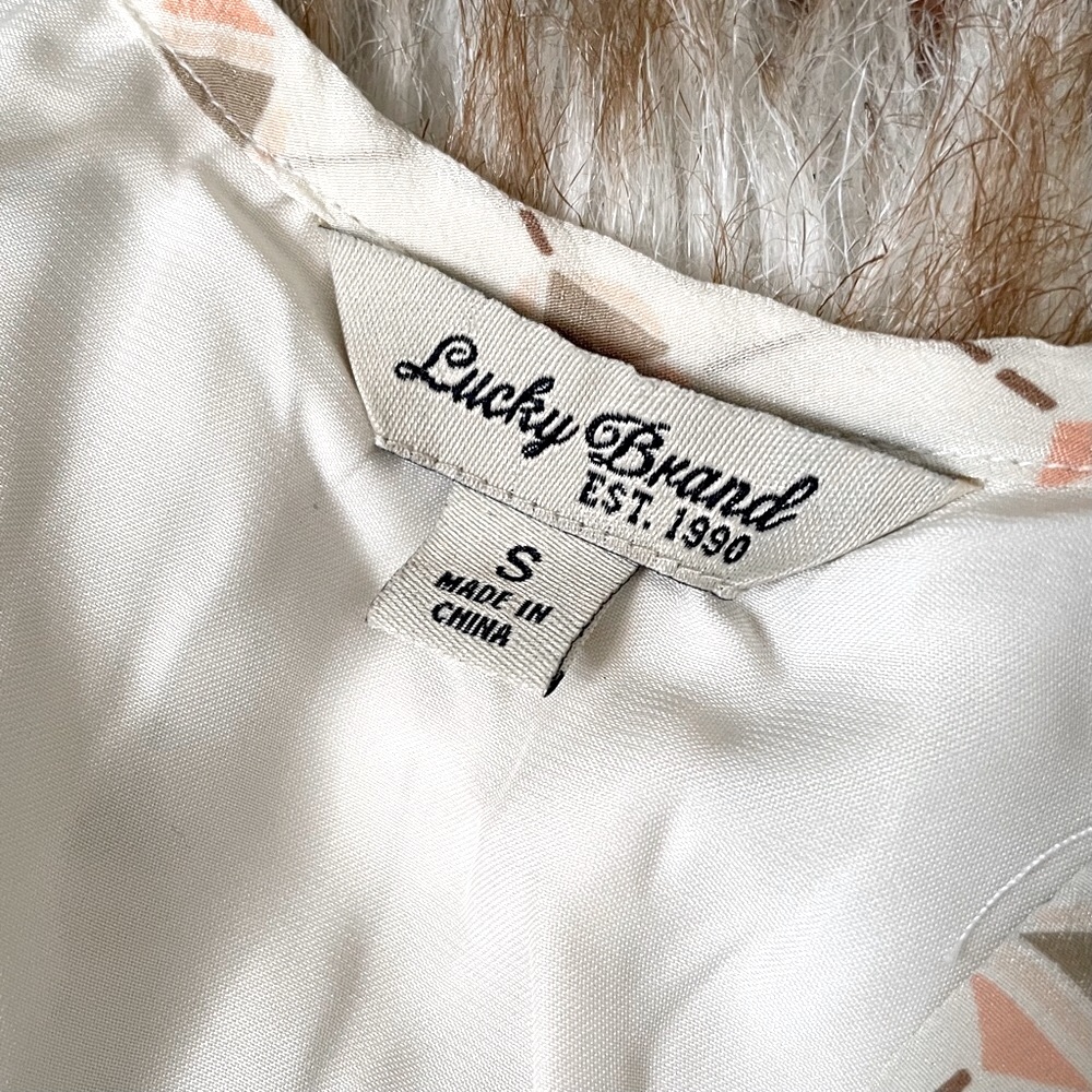 Lucky Brand geo print silk maxi - Picture 6 of 9